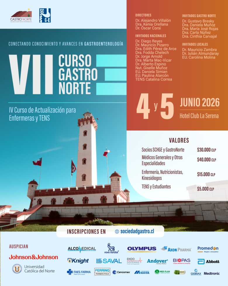 VII Curso Gastro Norte, Filial Norte Sociedad Chilena de Gastroenterología